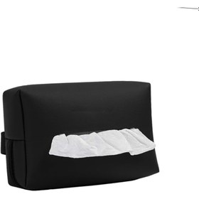 Resim Microcase Oto Araç İçi Çek-Al Mendil Kılıfı Askılığı -Siyah AL4410 