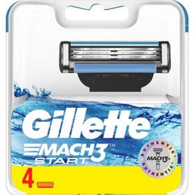 Resim Gillette Mach 3 Start Tıraş Bıçağı 4'lü 