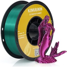 Resim Kingroon Dual Color Filament - Çift Renk Kırmızı Yeşil - 1.75 - 1kg 