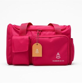 Resim Çok Bölmeli Suya Dayanıklı Spor Ve Seyahat Çantası Ayakkabı Bölmeli, Hafif & Dayanıklı Pembe 