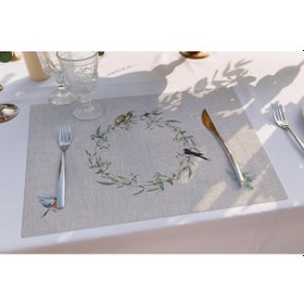 Resim Kuşlu Bahçe Amerikan Servis 4'lü Set 