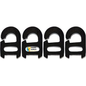 Resim Teka Uyumlu Set Üstü Ocak Ankastre Izgara Silikon Tampon Lastiği 4 Adet 