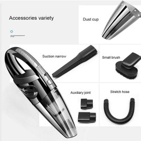 Resim Maoyaya Usb Toz Toplayıcı Temizleme Süpürge Siyah Şarjı R-6053 Kablosuz Fonksiyonlu Elektrikli El Çok Araçları Araba 6000pa Vg 