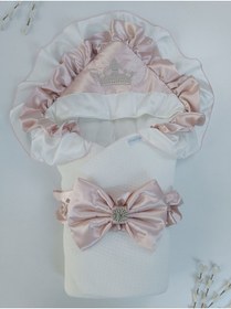 Resim Tomuycuk Bebek Dış Kundak Battaniyesi Mevsimlik Soft Bebek Kundağı Unisex Hastane Çıkışı Kundak Battaniye 
