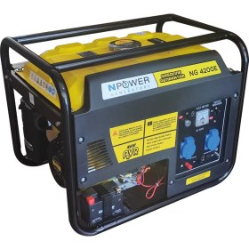 Resim NPower 4 kVA Monofaze Portatif Benzinli Jeneratör NG4200E 