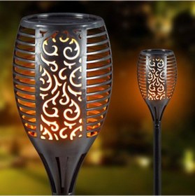 Resim Alev Efektli Solar Bahçe Lambası 51 Cm Diğer 