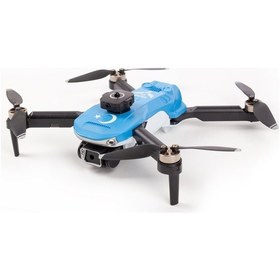 Resim Yıldız İha Heki Skymaster Fırçasız Motor, Çift Kameralı Engel Sensörlü Hobi Dronu Mavi,1 Bataryalı 