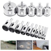 Resim Sones 15'i 1 Arada 6-50mm Elmas Cam Delik Açacağı Seramik Mermer Delik Açacağı 