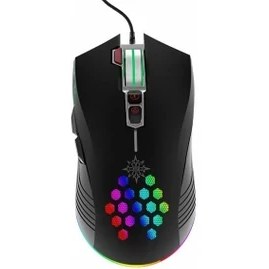 Resim Inca IMG-047T USB Rgb LED Aydınlatmalı 7200DPI Gaming Optic Siyah Mouse 