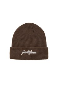 Resim Jack&Jones Minimalist Erkek Örgü Bere - Günlük Stil - Kahverengi / STD 