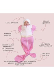 Resim Lufasling Bebek Kundak Gigi Uyku Tulumu Her Mevsim Penye 0-6 Ay Beden 
