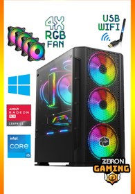 Resim BS15 Intel Core i5-12400F 32 GB DDR4 RAM 512 GB M.2 SSD 8 GB RX580 FreeDOS Masaüstü Oyun Bilgisayarı 