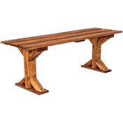 Resim pinoxi Ahşap Bank Mutfak Bankı Bench 100cm X 30cm 