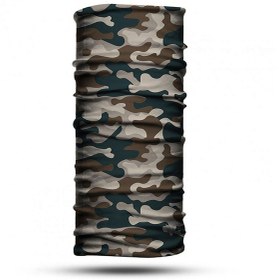Resim Vexo Camouflae Baf Bandana Krem 