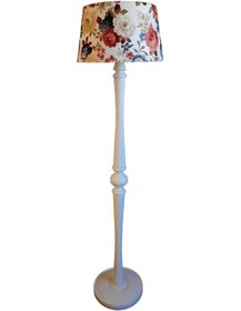 Resim Masif Torna Ayak,Çiçek Desen Lambader,Abajur,Köşe Aydınlatması(327006392) 
