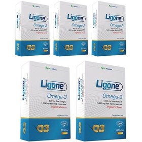 Resim Ligone Omega-3 Softjel 5X 