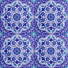 Resim Can Seramik 20*20 Cm Cç92 Kütahya Çini Karo 5' Li 1 Paket 