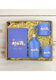 Resim Bk Gift Kişiye Özel İsimli Dtf Anne Temalı Mavi Defter & Kahve Fincanı & Kolonya & Mum Hediye Seti-1, Anneye Hediye, Anneler Günü Hediyesi Kobitmeyenc 