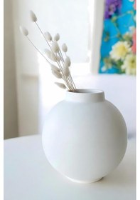 Resim Beyaz Dekoratif Vazo Obje Ev Dekorasyon Masa Üstü Dekor Vazo Model 36 Karışık 