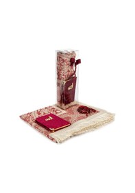 Resim Pvc Kutulu Seccade Seti - Kadife Kaplı Yasin - Seccade - Tesbih - (479778384) 