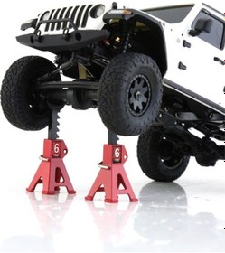 Resim Wenlin 2 Adet 1/24 Rc Araçlar İçin Dayanıklı Metal Kriko - Tamir Aksesuarı 