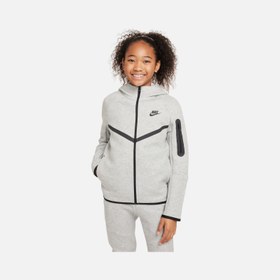 Resim Nike Sportswear Smooth Tech Fleece Full-Zip Hooded Çocuk Ceket 