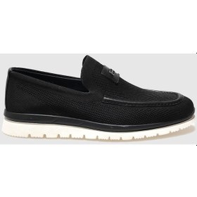 Resim Triko Siyah Erkek Günlük Ayakkabı - 45 