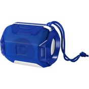 Resim Yaozixa Mavi Bluetooth Hoparlör, Renkli Led Işıklı, 95db Kaliteli Ses, Kalın Bas, Elden Uzak Arama, 6 Saat Çalma Süresi, Taşınabilir Müzik Cihazı 