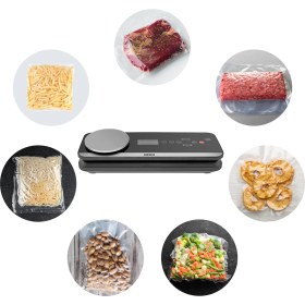 Resim Karaca Seal And Fresh Inox Tartılı Vakum Makinesi 5 Adet Poşet ve 1 Adet Rulo Hediyeli 