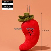 Resim Silver1 Gıoıo Yeni Oyuncak Dükkanı Karikatür Küçük Hediye Peluş Bebek Kolye Anahtarlık Kolye Aksesuarları (Yurt Dışından) 