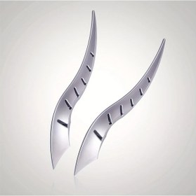 Resim Dashanshop Gotik Araba Dragon Kanat Dekoru Uv Gümüş Çift - Sedan Suv 