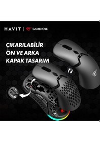 Resim Havit Gamenote MS963WB Rgb Wireless Oyuncu Mouse 