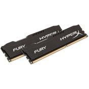 Resim Kingston HyperX Fury HX316C10FBK2/16 16GB DDR3 1600 MHz PC Bellek 