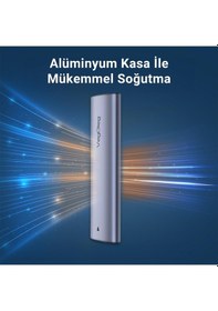 Resim Veggieg 10gbps Usb 3.1 Gen2 M.2 Sata Ngff Nvme Ssd Disk Kutusu 