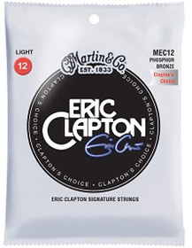 Resim Martin Co MEC12 Clapton's Choice Phosphor Bronze Akustik Gitar Teli Light 12-54 