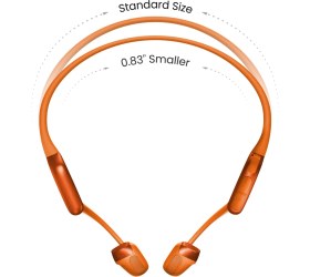 Resim Shokz OpenRun Pro 2 Bluetooth 5.3, Kemik İletim Teknolojisi, IP55 Suya Dayanıklı, 12 Saat Pil Ömrü, Açık Kulak Tasarımlı Kablosuz Spor Kulaklık – Turuncu (Mini Beden) 