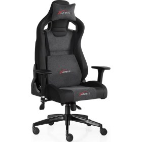 Resim Akdeniz Kumaş Profesyonel Oyuncu Koltuğu Gri/siyah 