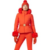 Resim Goldbergh Giselle Faux Border Ski Kadın Turuncu Kayak Ceketi 