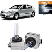 Resim Opel Astra H Xenon D1s / D1r 6000k Beyaz Hıd Xenon Ampul 2 Adet 