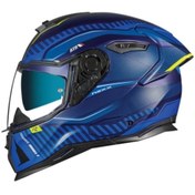 Resim Sx.100r Skidder Kask Mat Mavi Sarı 