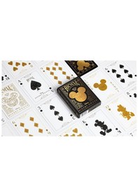Resim Bicycle Disney Mickey Mouse Black And Gold Oyun Kağıdı Kartları 