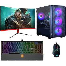 Resim Turbox TX4185 Intel Core I5 13400F 16GB Ram 512GB Nvme 8gb RX580 256BIT 23.6 Inç Curved 165Hz Freedos Oyun Bilgisayarı 