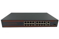 Resim Nova ND1PD1622LG 16 Port Poe+ 10-100 Mbps 2 Port 10-100-1000 Mbps Uplink 2 Port SFP Switch 250W Nova ND1PD1622LG 16 Port Poe+ 10-100 Mbps 2 Port 10-100-1000 Mbps Uplink 2 Port SFP Switch 250W