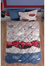 Resim Clasy Tek Kişilik Ranforcel Yorgan Speed V1 Kırmızı Beyaz 