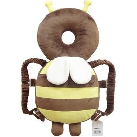 Resim Sones Büyük Kahverengi Peluş Arı Desenli Darbeye Dayanıklı Baş Pedi Bebek Çocuklar İçin Yürüme 