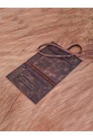 Resim English Leather Tutun Kesesi Cüzdan Tutun Çantası Kartlıklı %100 Gerçek Deri 