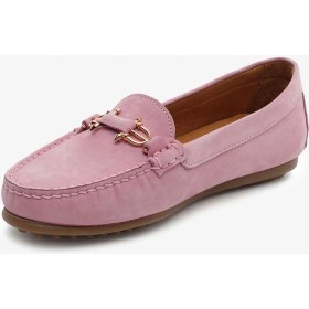 Resim Greyder Kadın Pembe Hakiki Deri Loafer Ayakkabı 6Y2WA57725 
