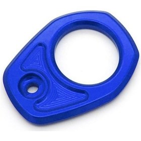 Resim Yamaha Xmax Ironmax Techmax 250-300 2018-2025 Egzoz Ucu Cnc Aksesuar Kapak Mavi Mavi 