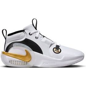 Resim Nike Air Zoom Crossover 2 Leather Unisex Basketball Shoes Hakiki Deri Basketbol Ayakkabısı Beyaz Beyaz 