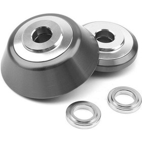 Resim Honda Pcx 2014 - 2025 Uyumlu Ön Teker Burcu Takımı Füme Çok Renkli 